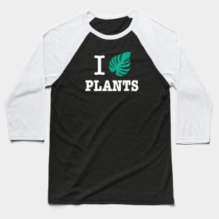 I Love Plants - leaf design Baseball T-Shirt